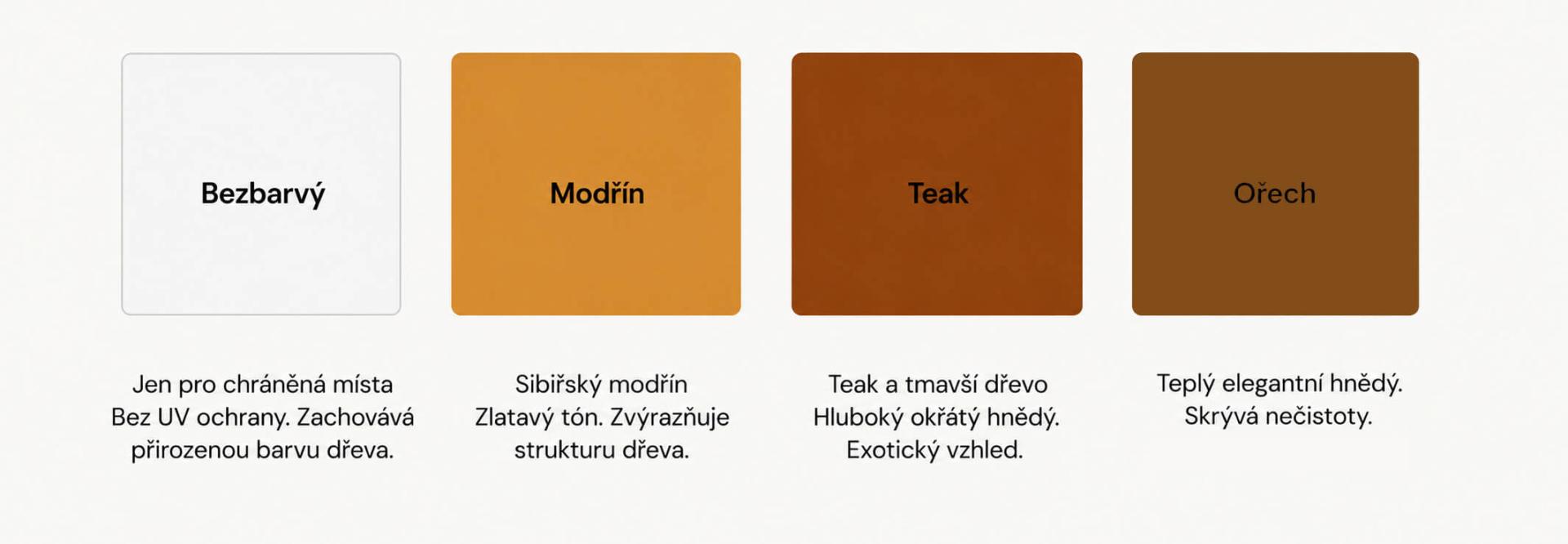 Jaký odstín terasového oleje zvolit