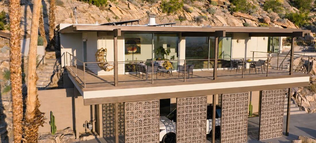PVC terasa TimberTech Weathered Teak u domu Soleil House
