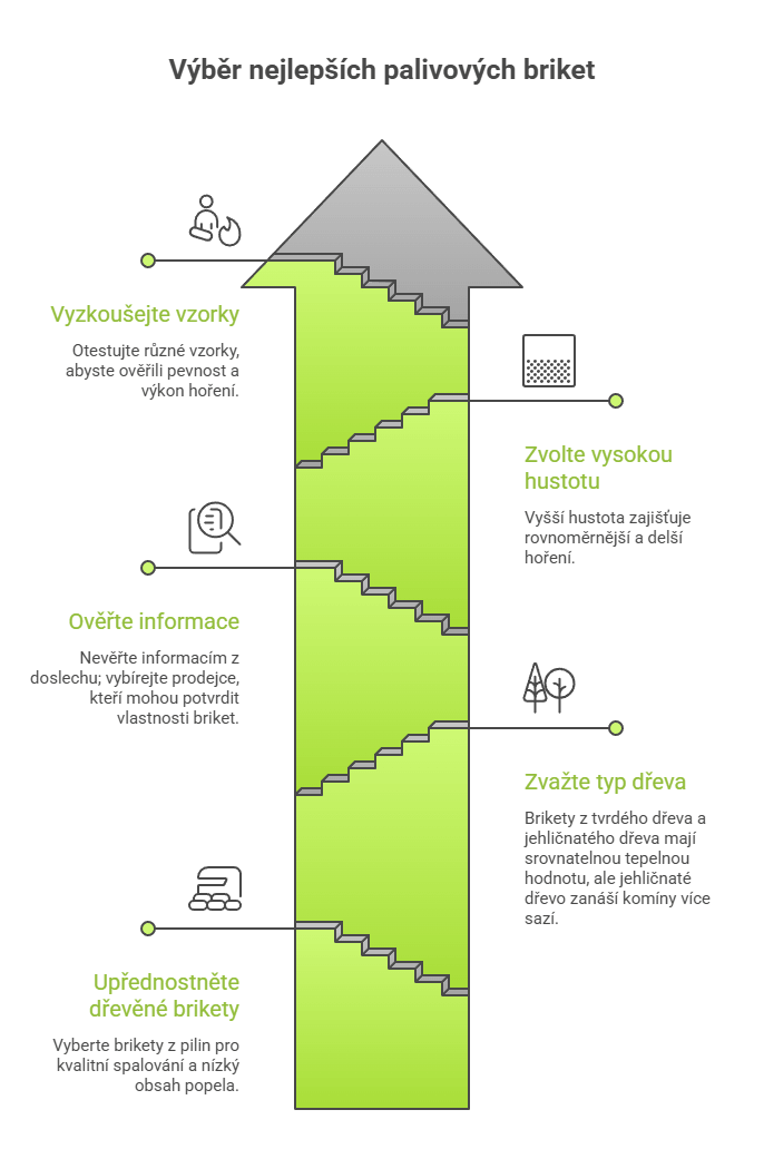 Výběr nejlepších palivových briket