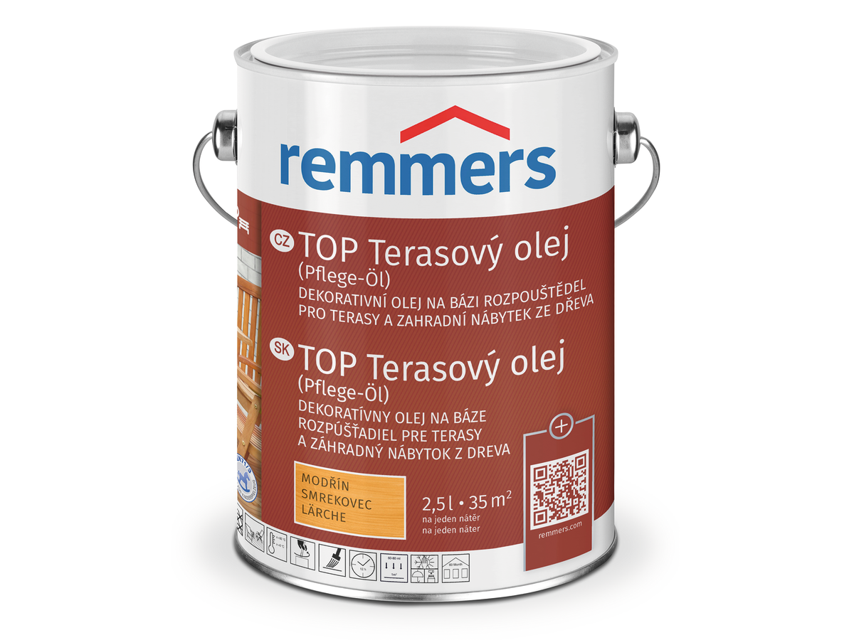 TOP terasový olej Remmers na dřevěné terasy