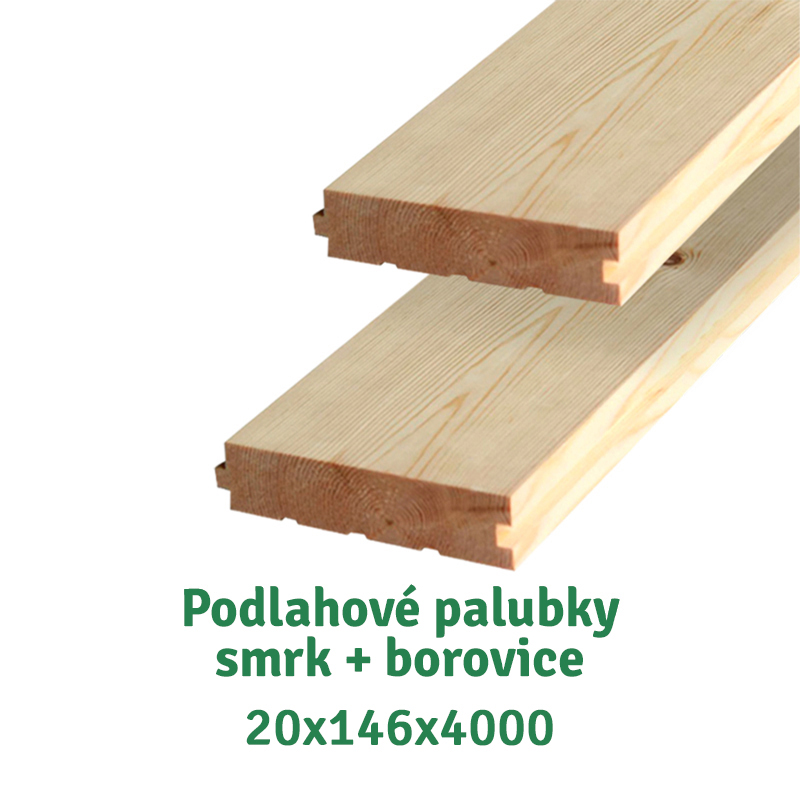 Podlahové palubky 28 × 146 mm se silným perem a drážkou