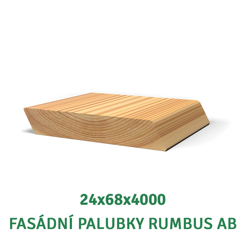 Fasádní palubky Rhombus AB ze sibiřského modřínu