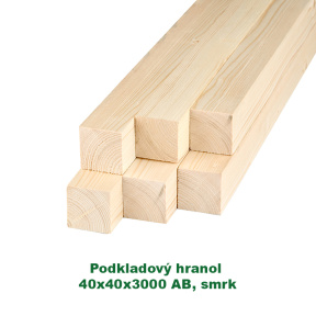 Podkladový hranol 40x40x3000