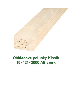 Obkladové palubky «Klasik» 19x121x3000 (4)