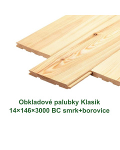 Obkladové palubky «Klasik» 14x146x3000 (5)