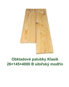 Obkladové palubky «Klasik» 26x145x4000 (4)