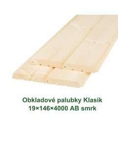 Obkladové palubky «Klasik» 19x146x4000 (6)