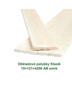 Obkladové palubky «Klasik» 15x121x4200 (8)