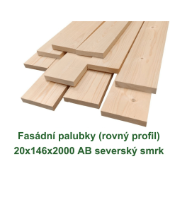 fasadni palubky rovny profil