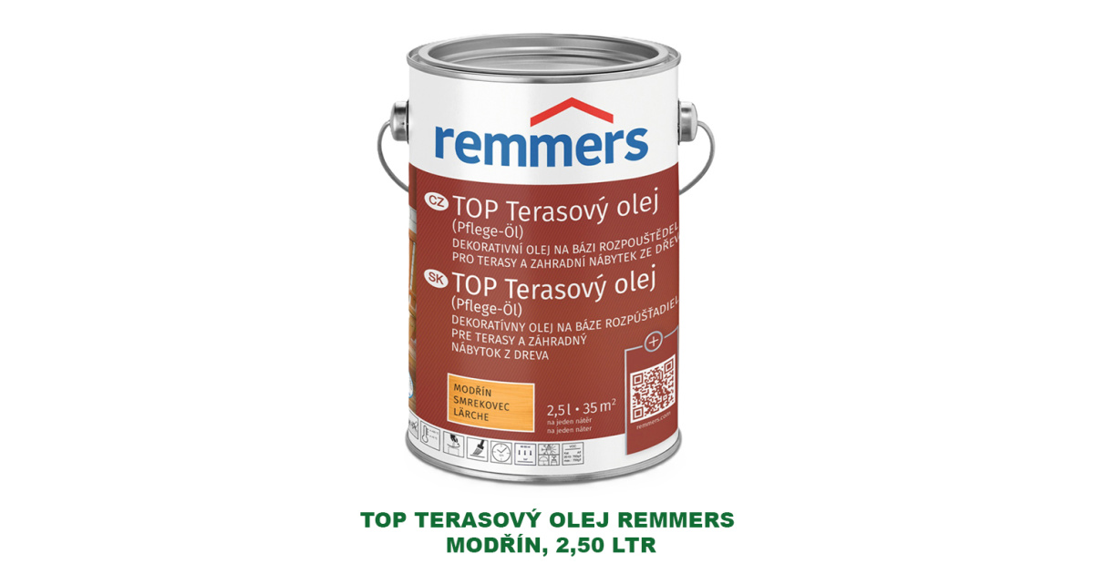 Terasový olej Remmers TOP modřín