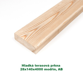 Hladká terasová prkna 28x140x4000