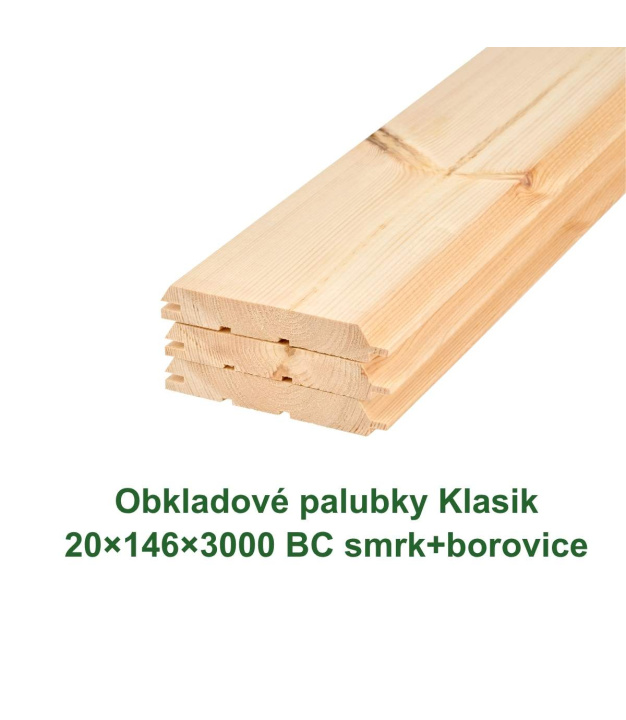Obkladové palubky «Klasik» 20x146x3000 (4)
