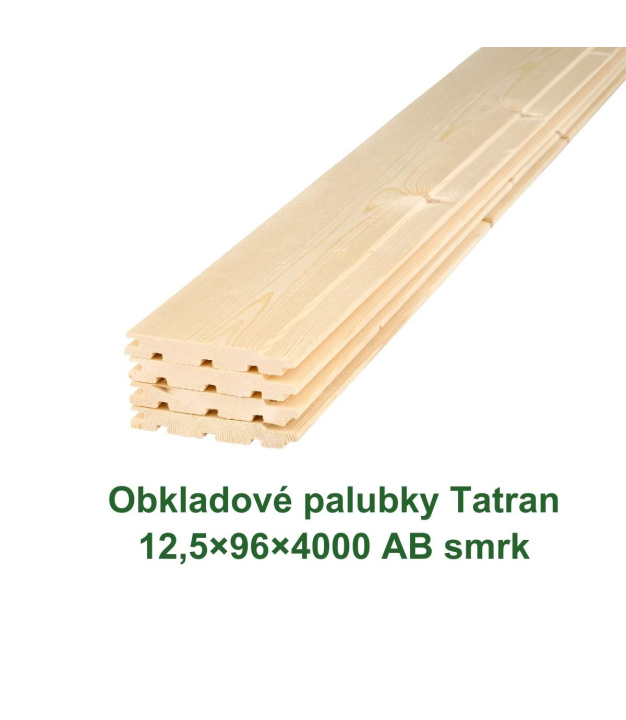 Obkladové palubky «Tatran» 12,5x96x4000 (10)