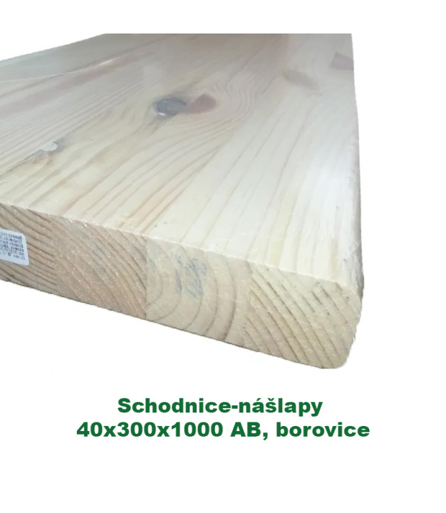 Schodnice/nášlapy 40x300x1000