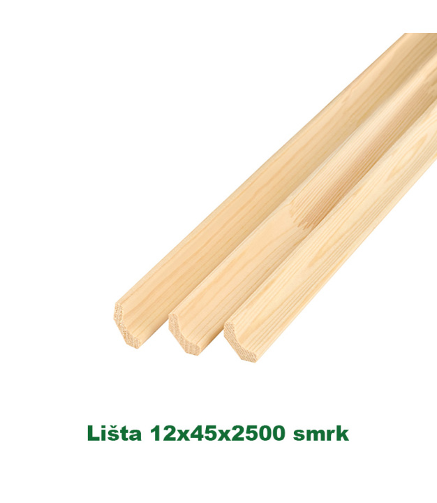 Lišta 12x45x2500