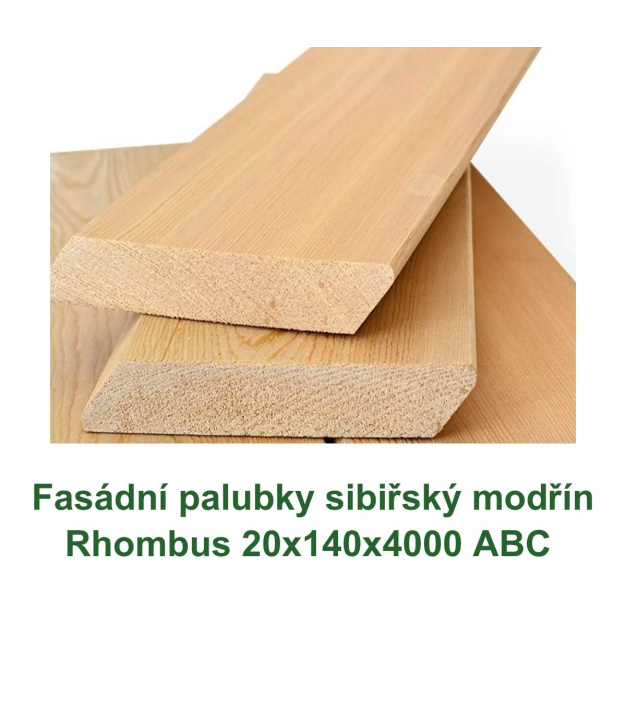 Fasádní palubky Rhombus 20x140x4000