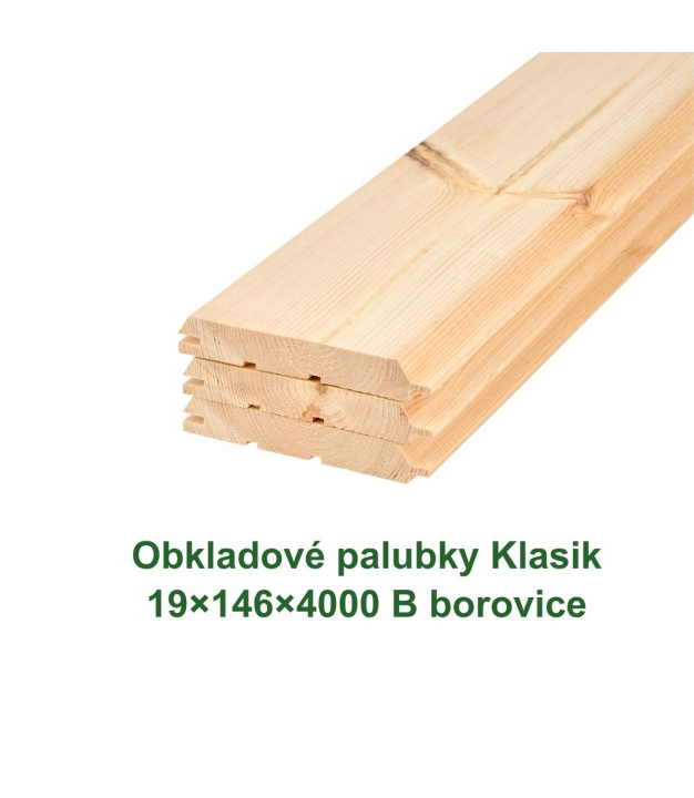 Obkladové palubky «Klasik» 19x146x4000 (4)