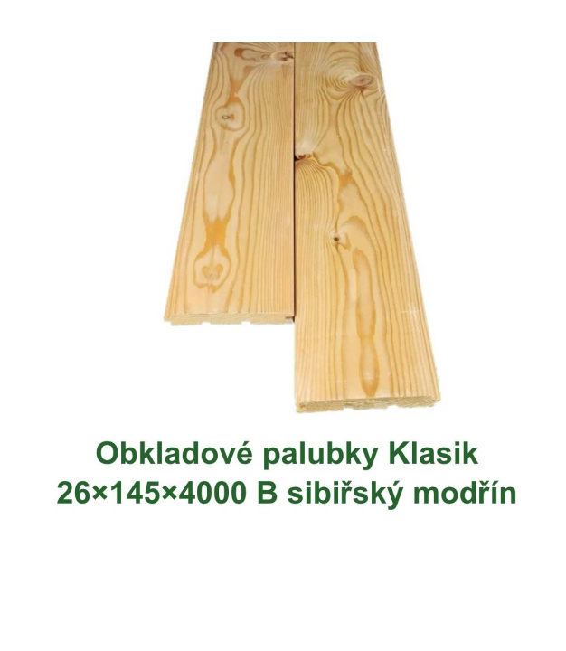 Obkladové palubky «Klasik» 26x145x4000 (4)