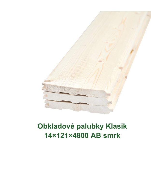 Obkladové palubky «Klasik» 14x121x4800 (8)