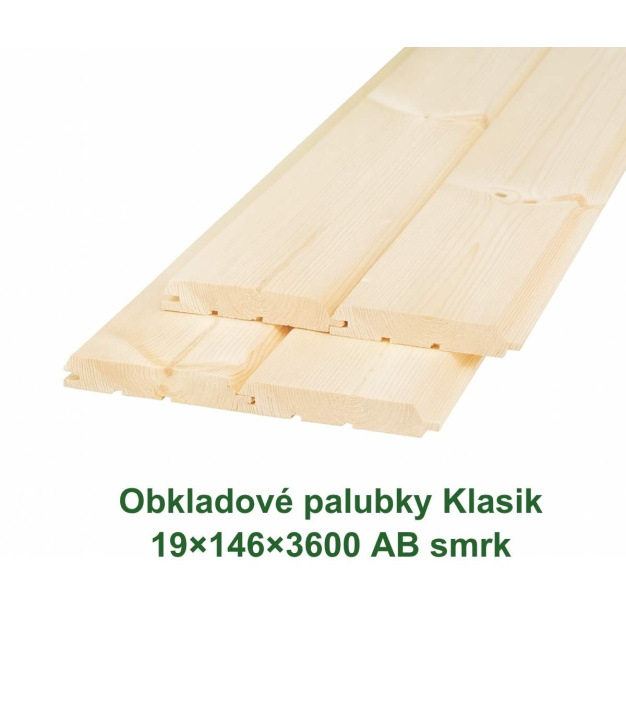 Obkladové palubky «Klasik» 19x146x3600 (6)