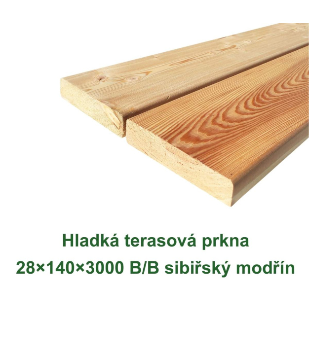 Hladká terasová prkna 28x140x3000