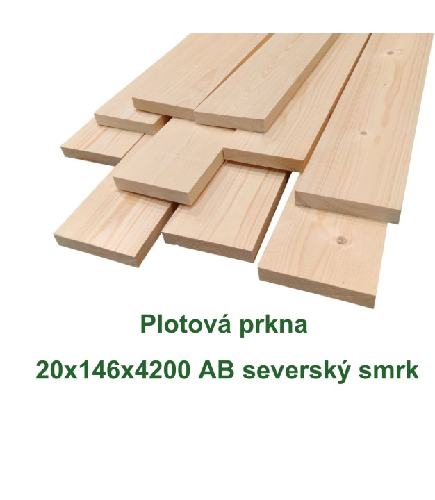 Plotová prkná 20x146x4200