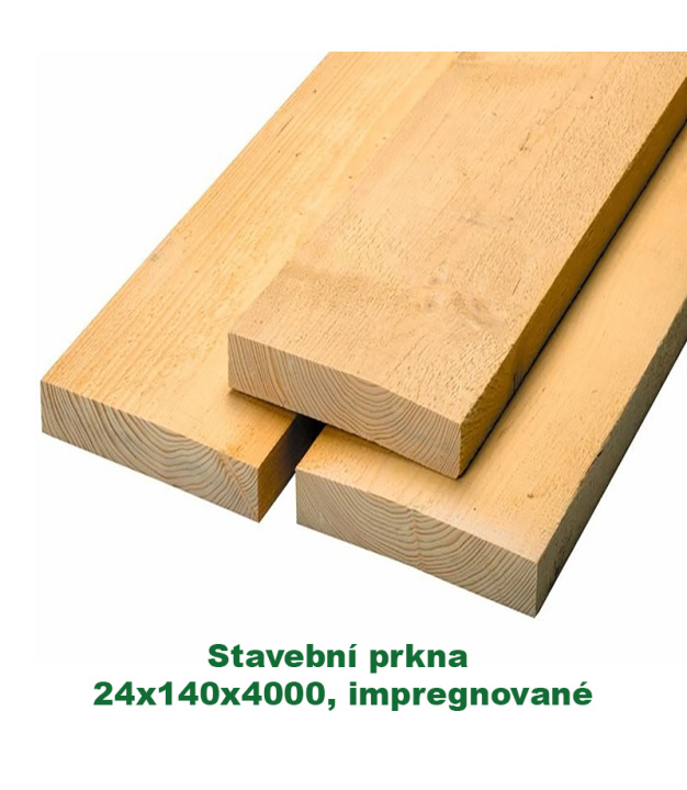 Stavební prkna 24x140x4000