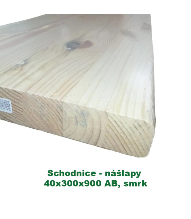 Schodnice/nášlapy 40x300x900