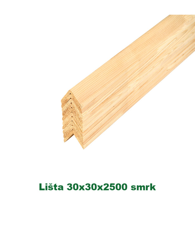 Lišta 30x30x2500