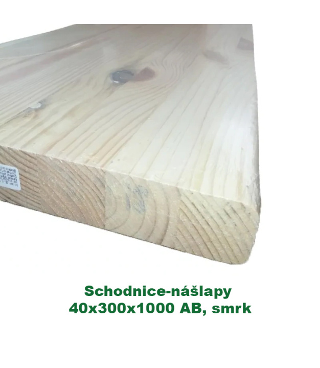 Schodnice/nášlapy 40x300x1000