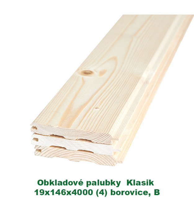 Obkladové palubky «Klasik» 19x146x4000 (4)
