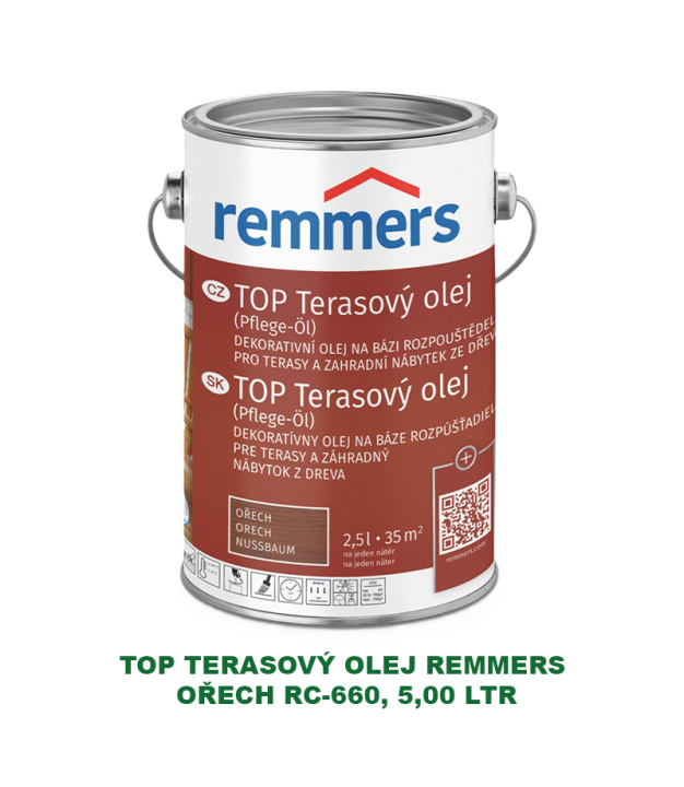 TOP TERASOVÝ OLEJ REMMERS OŘECH RC-660