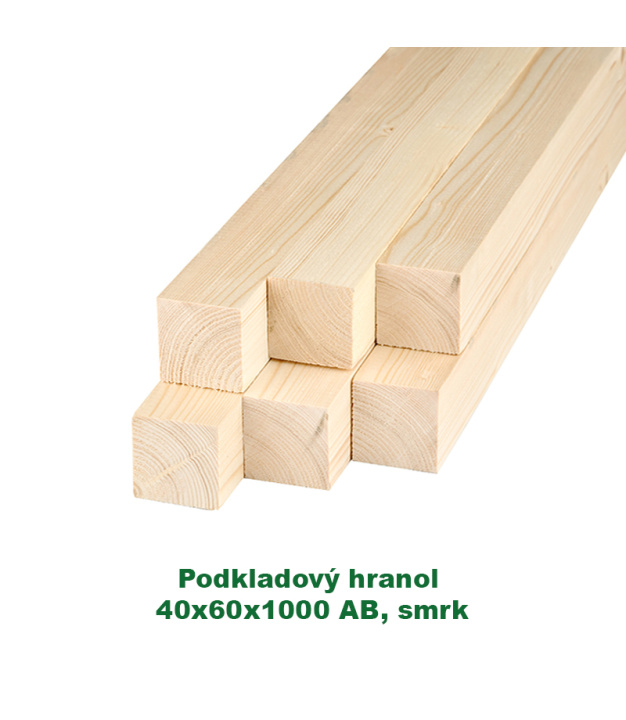 Podkladový hranol 40x60x1000