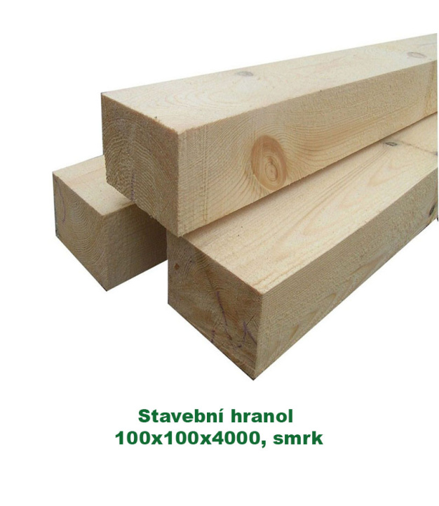 Stavební hranol 100x100x4000