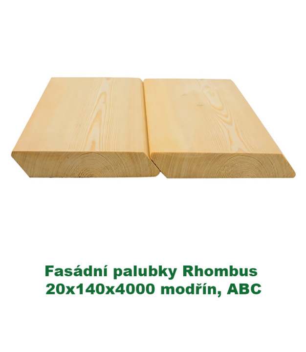 Fasádní palubky Rhombus 20x140x4000