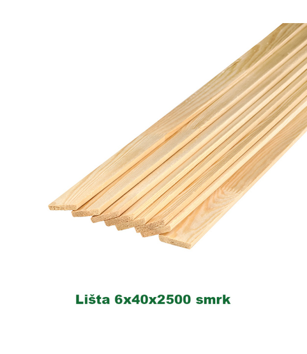 Lišta 6x40x2500