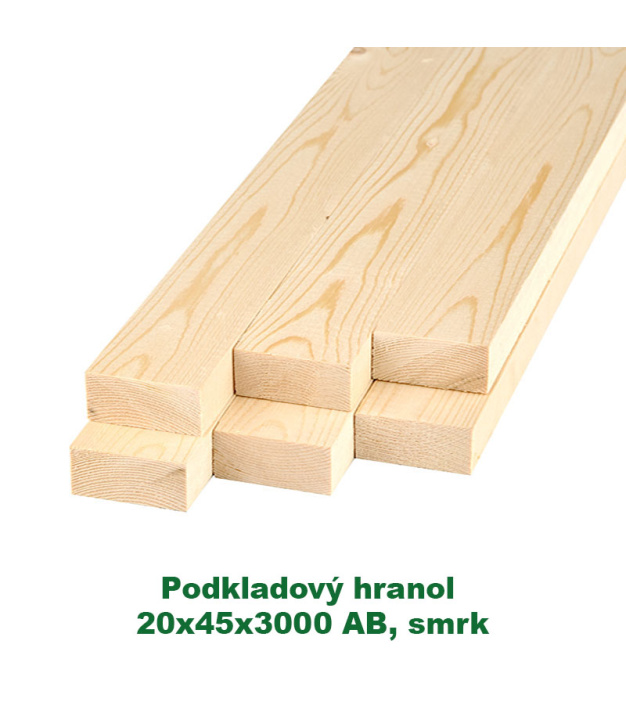 Podkladový hranol 20x45x3000