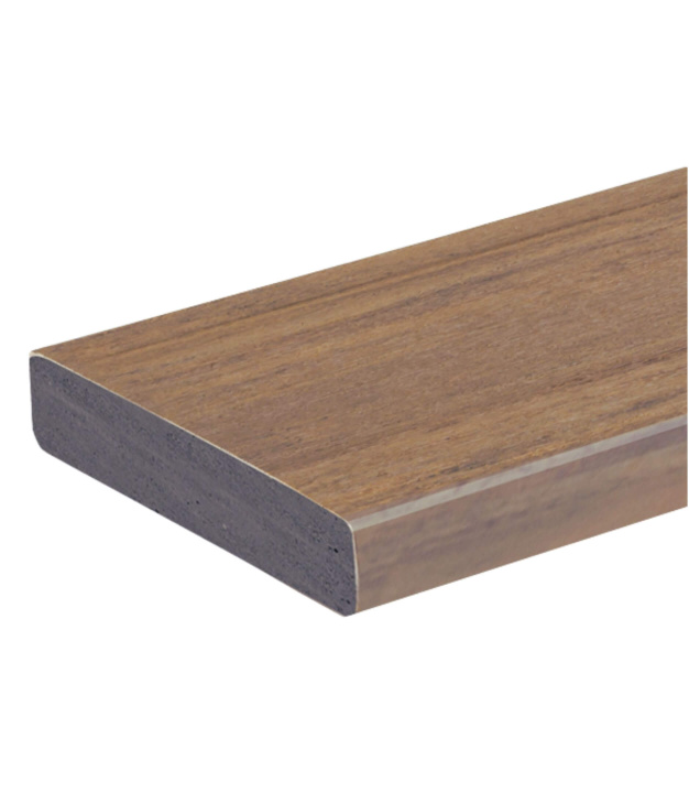 Fasádní prkno PVC Vintage Weathered Teak 25×89 mm – boční pohled