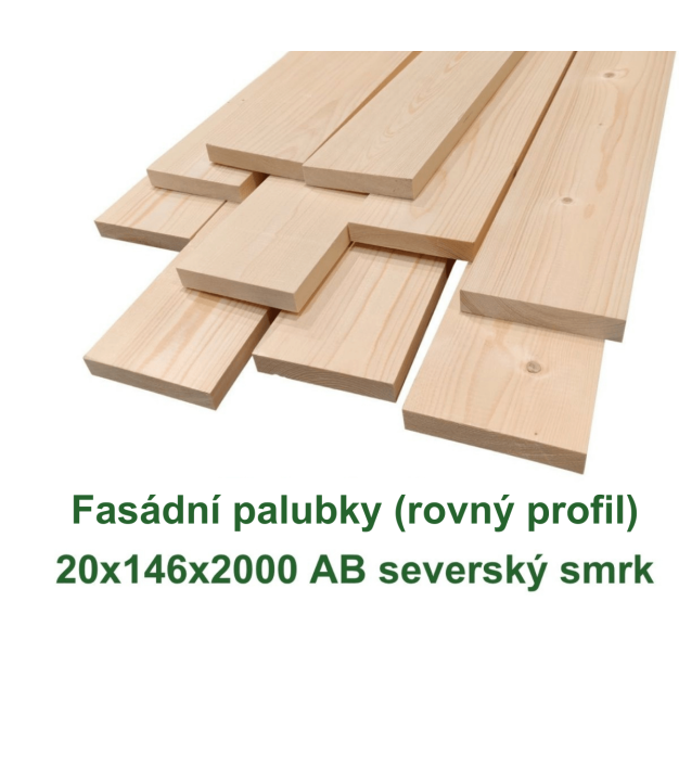 fasadni palubky rovny profil