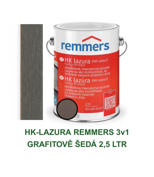 lazura v odstini grafit
