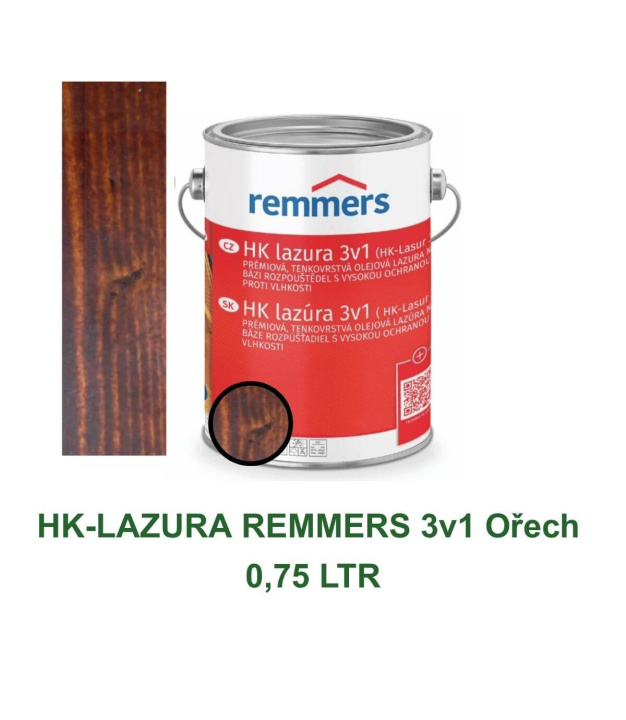 Remmers HK-Lasur 0,75 l Ořech