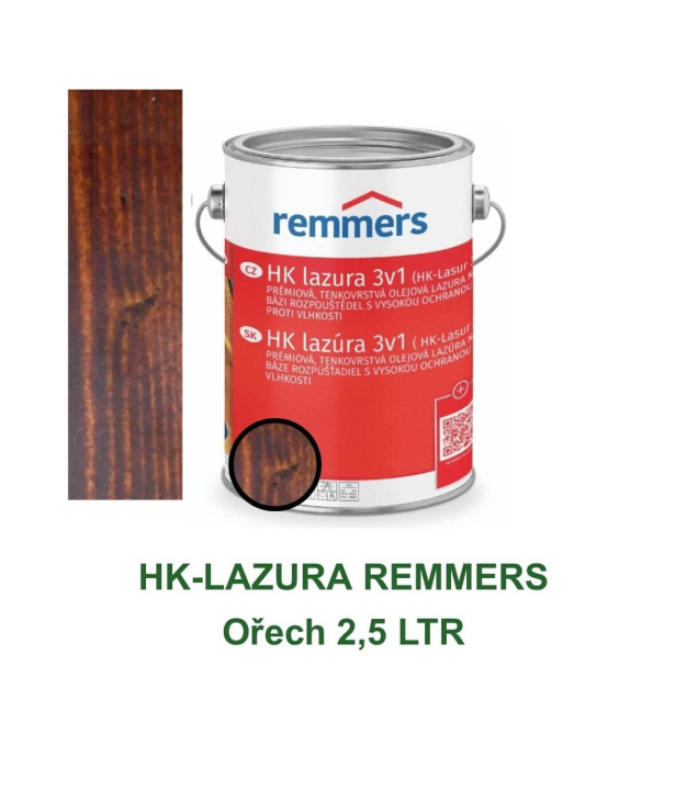 Remmers HK-Lazura 2,5 l Ořech