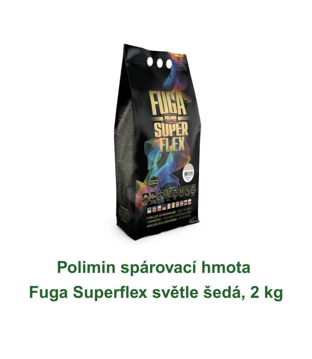 Polimin spárovací hmota Fuga Superflex světle šedá, 2 kg