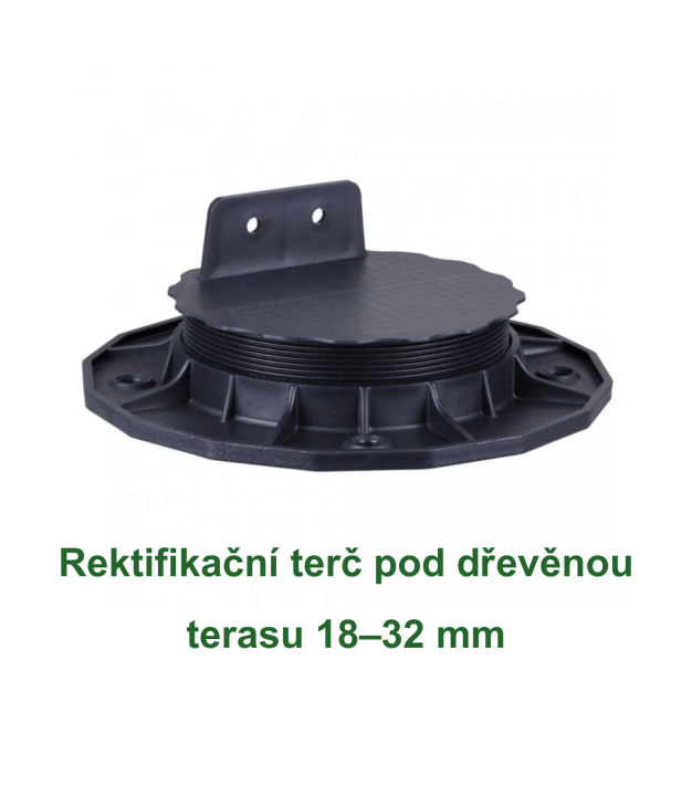 Rektitikační terč pod dřevěnou terasu, 18-32mm