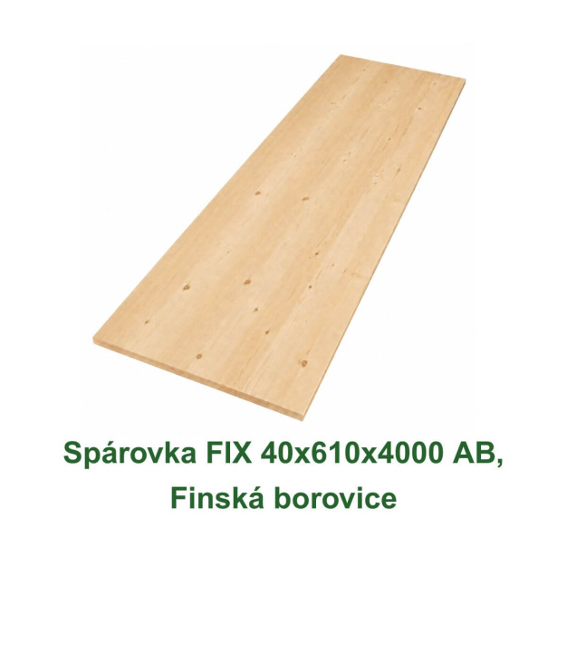Spárovka FIX 40x610x4000 AB, Finská borovice