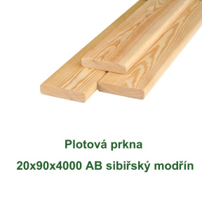 Plotová prkna 20x90x4000