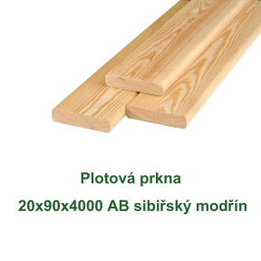Plotová prkna 20x90x4000