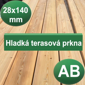 Hladká terasová prkna 28x140x3000