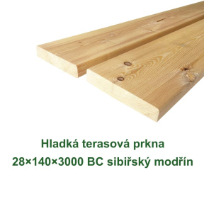 Hladká terasová prkna 28x140x3000