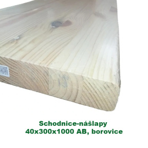 Schodnice/nášlapy 40x300x1000